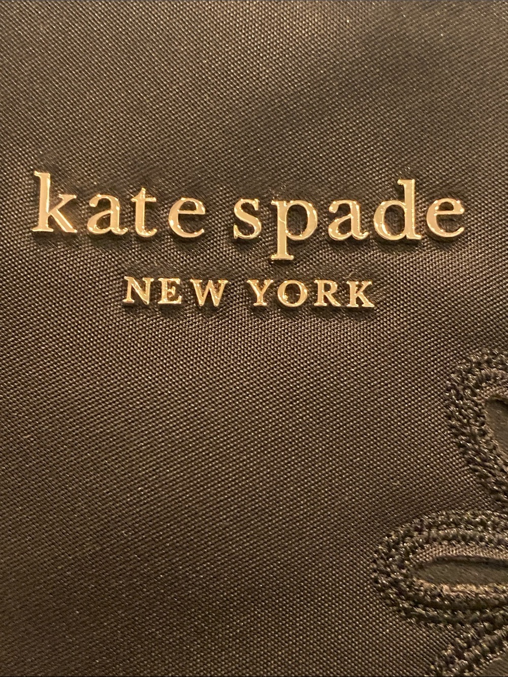 Kate Spade The Little Better Sam Embroidered Large Nylon Tote - Picture 6 of 7
